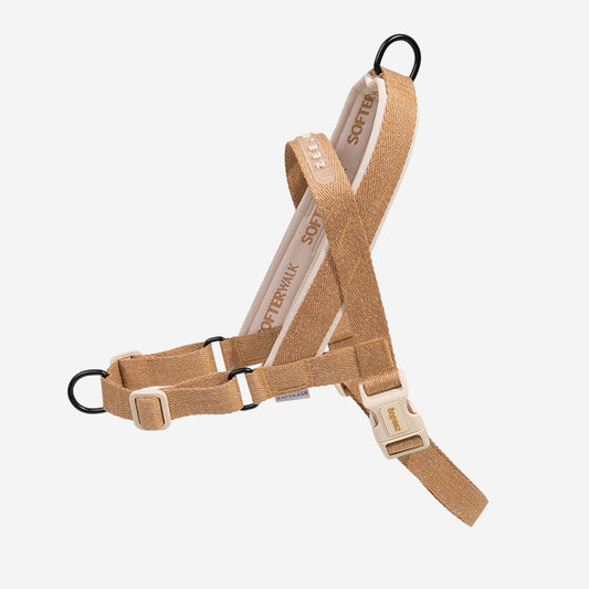 Arnés SofterWalk para Perros Jaladores Naturals Dune