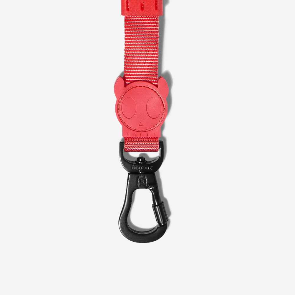Correa Ruff con Amortiguador para Perros Neon Coral