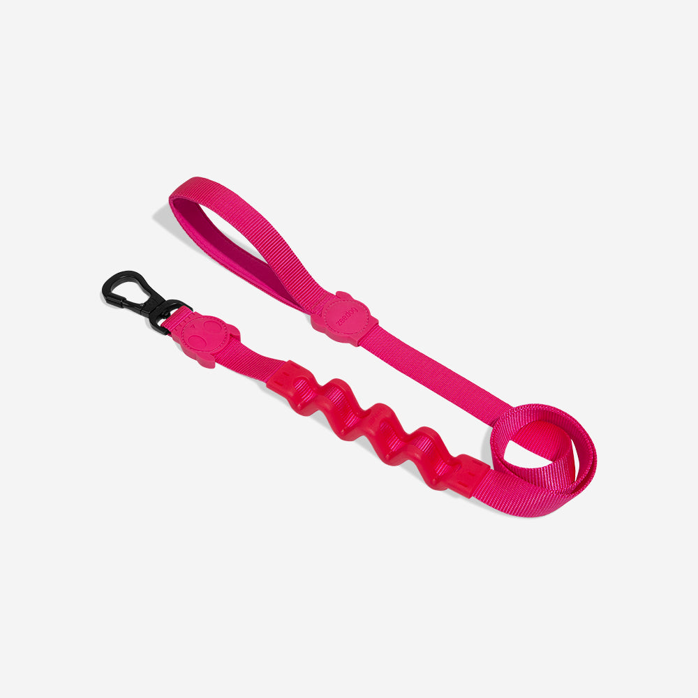 Correa Ruff con Amortiguador para Perros Pink Led