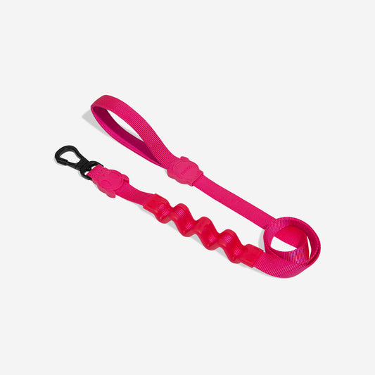 Correa Ruff con Amortiguador para Perros Pink Led