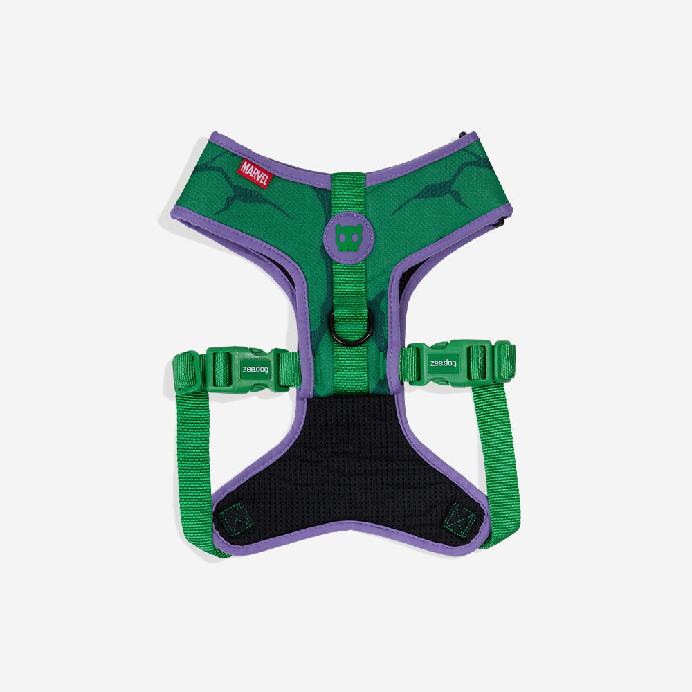 Pechera Air Mesh Ajustable para Perros Marvel Hulk