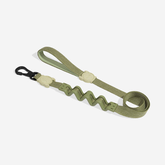Correa Ruff con Amortiguador para Perros Naturals Moss