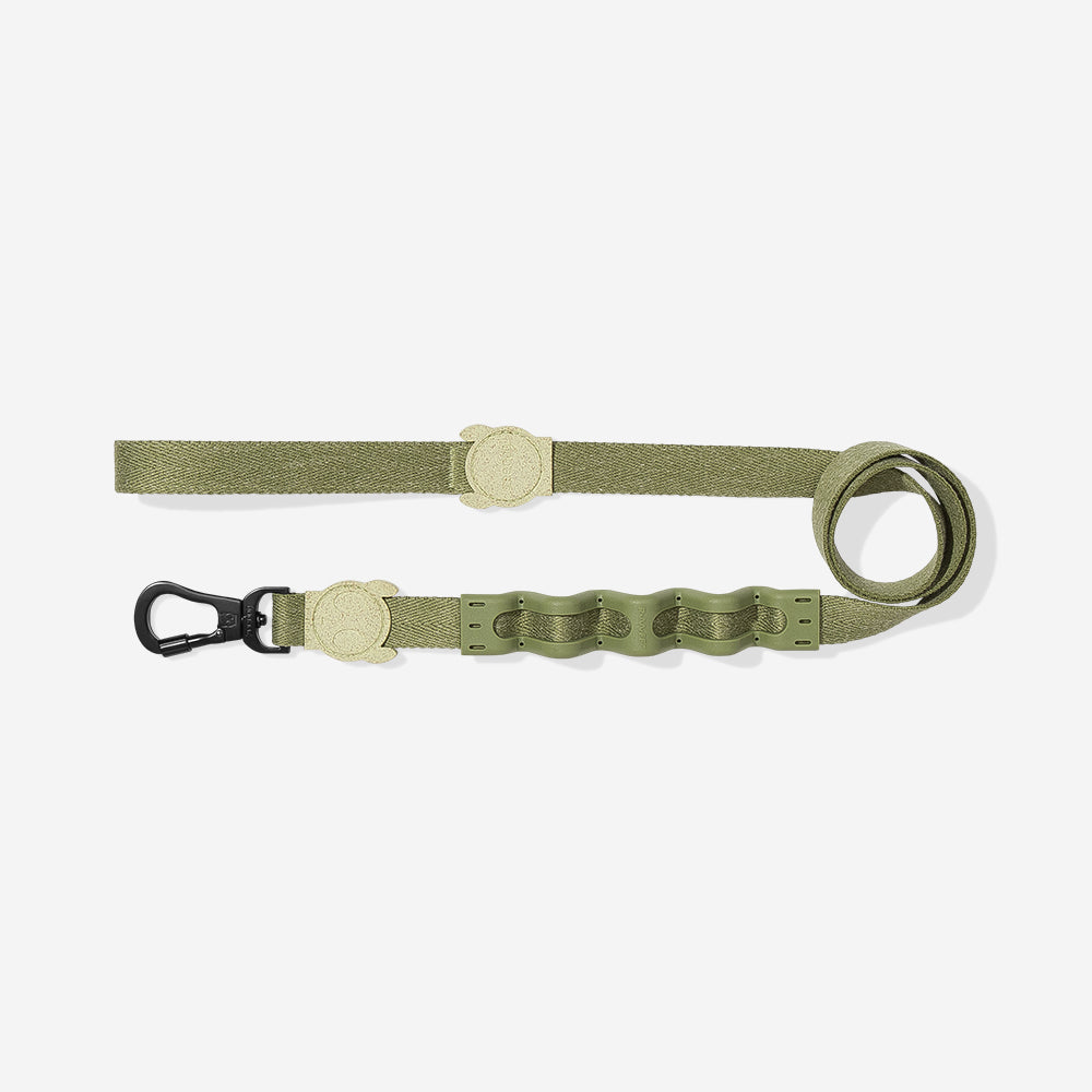 Correa Ruff con Amortiguador para Perros Naturals Moss