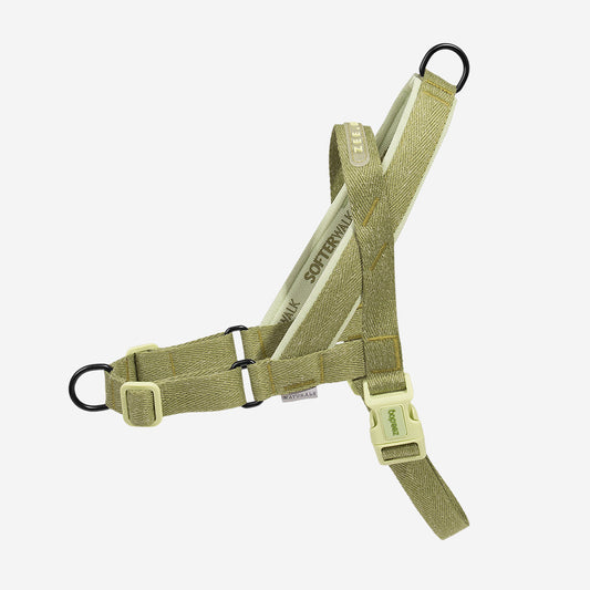 Arnés SofterWalk para Perros Jaladores Naturals Moss