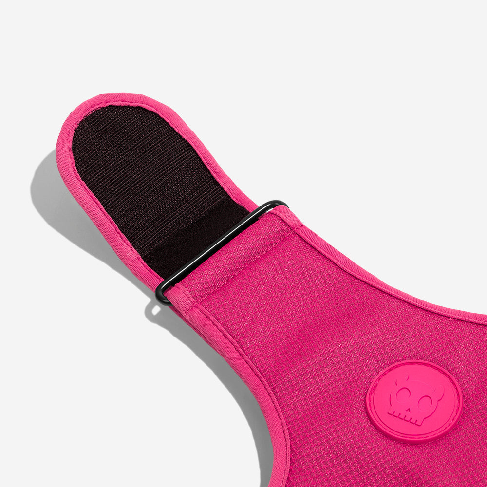 Pechera Air Mesh Ajustable para Perros Pink Led