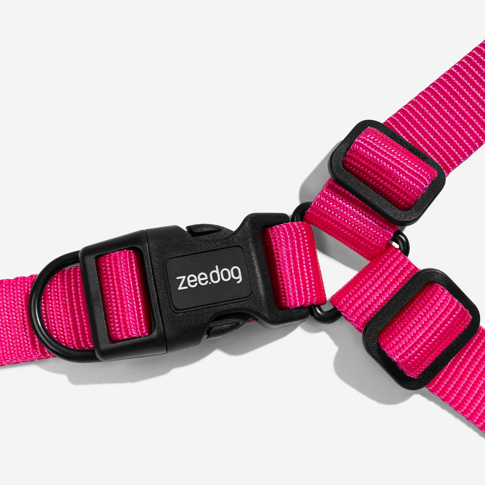 Arnés Soft-Walk para Perros Jaladores Pink Led