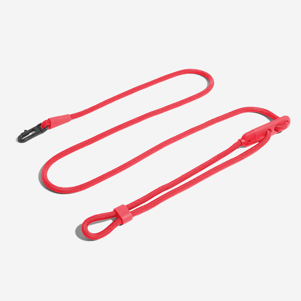 Correa Hands-Free para Perros Neon Coral